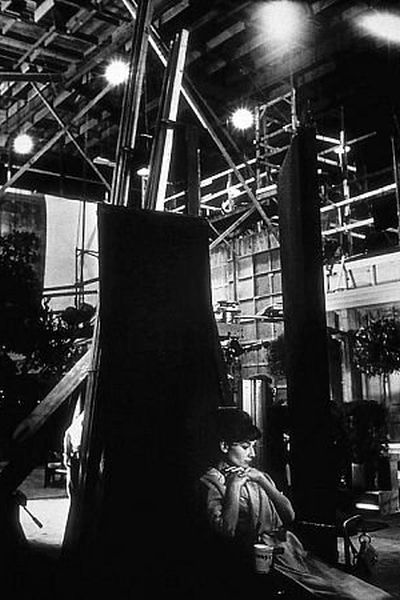 33-1037 Audrey Hepburn on the set of "Paris When It Sizzles"