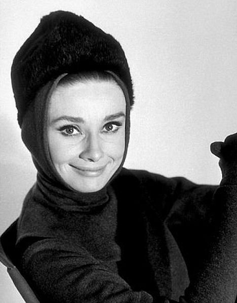 33-175 Audrey Hepburn at a studio party to honor the filming of "My Fair Lady"