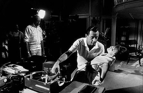 9111-76 "Funny Face" Audrey Hepburn and director Stanley Donen