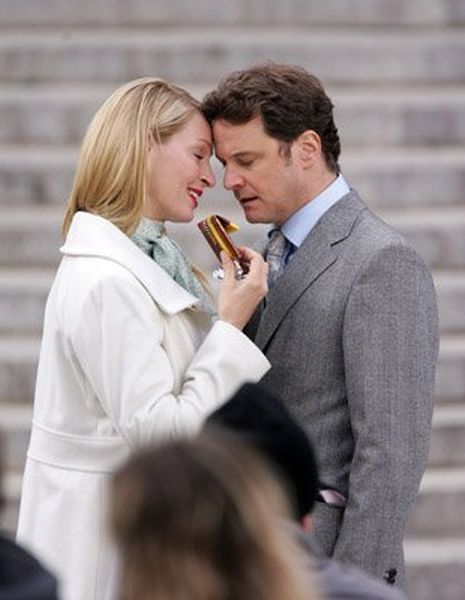 Colin Firth and Uma Thurman at event of The Accidental Husband