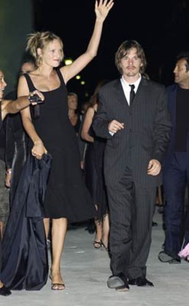 Ethan Hawke and Uma Thurman at event of Training Day