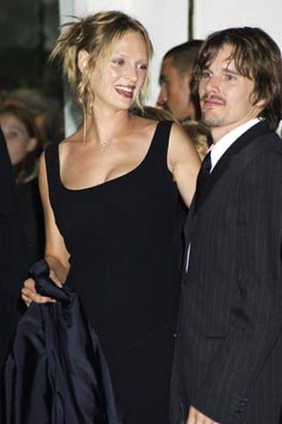 Ethan Hawke and Uma Thurman at event of Training Day