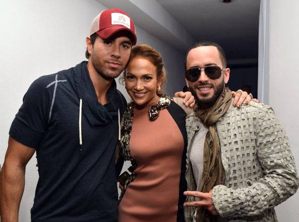 Photo: Jennifer Lopez, Enrique Iglesias and Wisin y Yandel