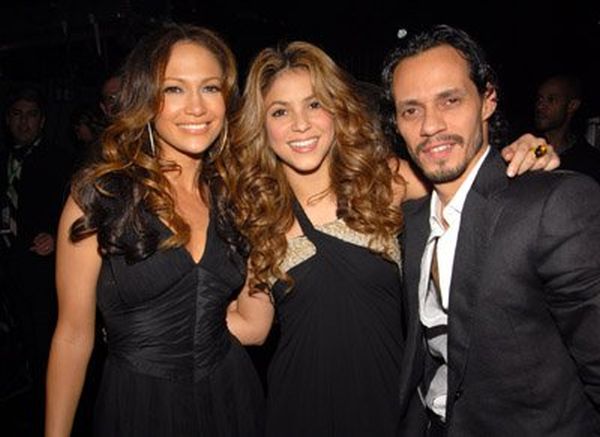 Jennifer Lopez, Marc Anthony and Shakira