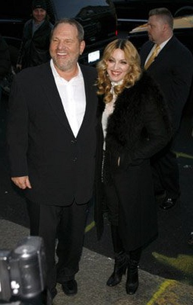 Madonna and Harvey Weinstein at event of Arthur and the Invisibles