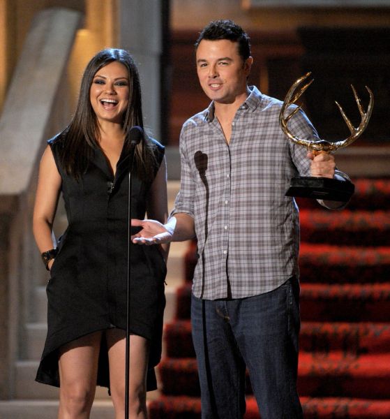 Mila Kunis and Seth MacFarlane