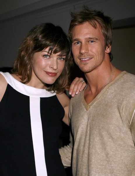 Milla Jovovich and Rusty Joiner