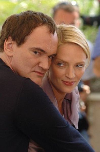 Quentin Tarantino and Uma Thurman at event of Kill Bill: Vol. 2