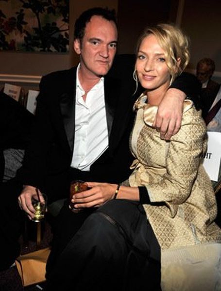 Quentin Tarantino and Uma Thurman