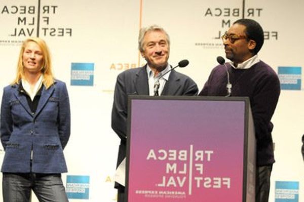 Robert De Niro, Uma Thurman and Spike Lee