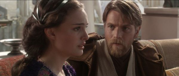 Still of Ewan McGregor and Natalie Portman in Star Wars: Episode III - Revenge of the Sith