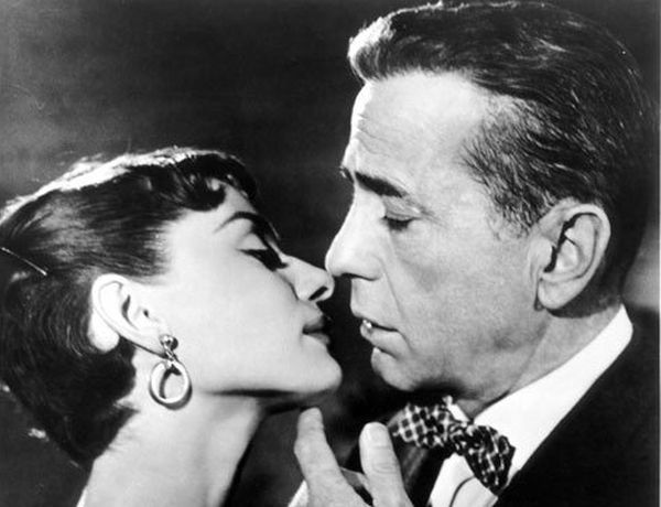 Still of Humphrey Bogart and Audrey Hepburn in Sabrina
