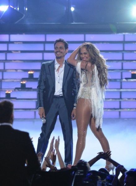 Still of Jennifer Lopez and Marc Anthony in American Idol
