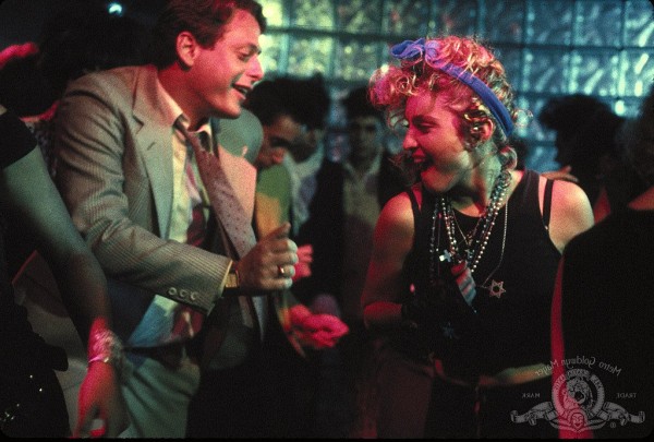 Still of Madonna and Mark Blum in Desperately Seeking Susan