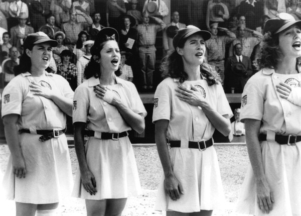 Still of Madonna, Rosie O'Donnell and Anne Ramsay in A League of Their Own