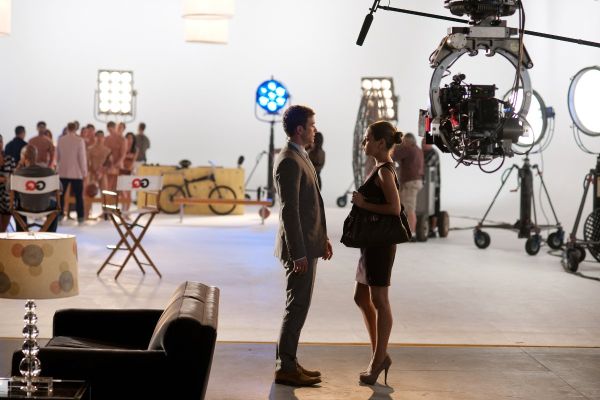 Still of Mila Kunis and Justin Timberlake in Friends with Benefits