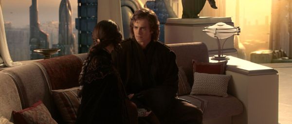 Still of Natalie Portman and Hayden Christensen in Star Wars: Episode III - Revenge of the Sith