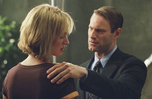 Still of Uma Thurman and Aaron Eckhart in Paycheck