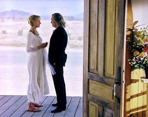 Still of Uma Thurman and David Carradine in Kill Bill: Vol. 1