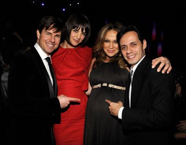 Tom Cruise, Jennifer Lopez, Marc Anthony and Katie Holmes