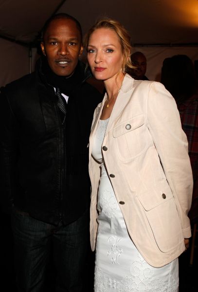 Uma Thurman and Jamie Foxx