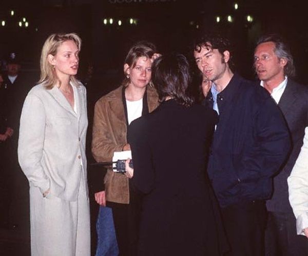 Uma Thurman and Timothy Hutton at event of French Kiss