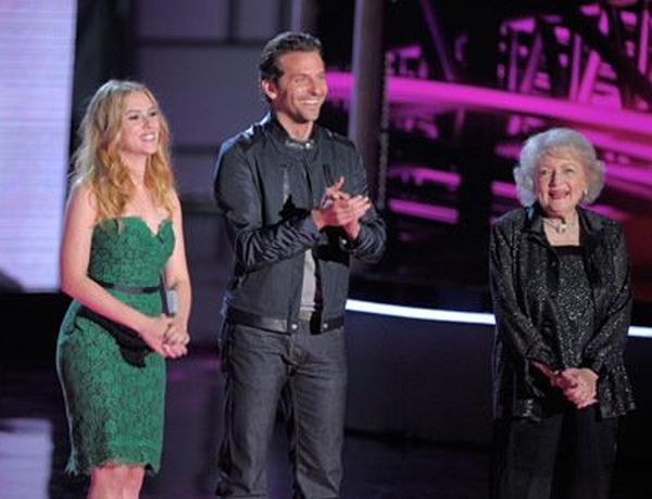 Bradley Cooper, Scarlett Johansson and Betty White