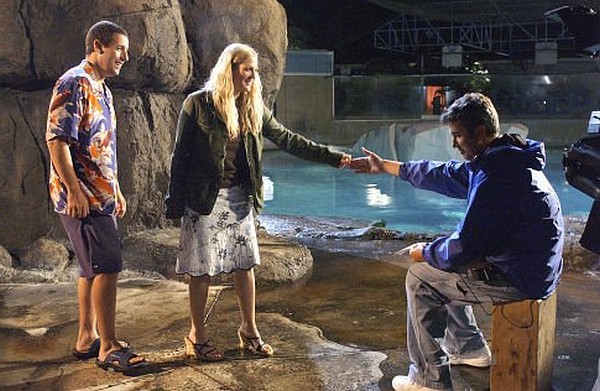 Drew Barrymore, Adam Sandler and Peter Segal in 50 First Dates