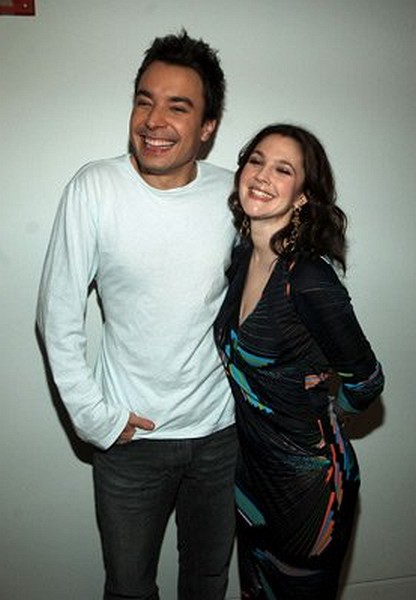 Drew Barrymore and Jimmy Fallon at event of Total Request Live