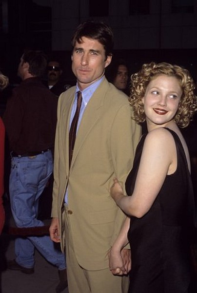 Drew Barrymore and Luke Wilson circa 1990s