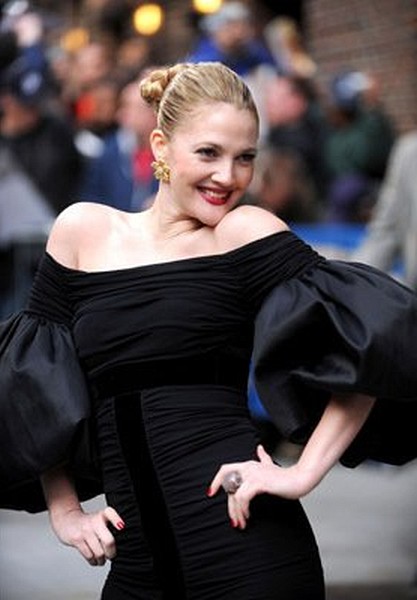 Drew Barrymore at event of Late Show with David Letterman