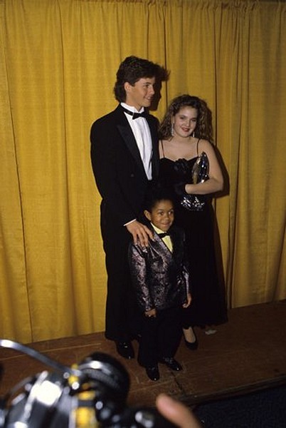 Drew Barrymore, Kirk Cameron and Emmanuel Lewis at "The 13th Annual People's Choice Awards"