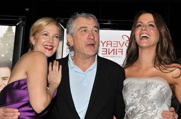 Drew Barrymore, Robert De Niro and Kate Beckinsale at event of Everybody's Fine