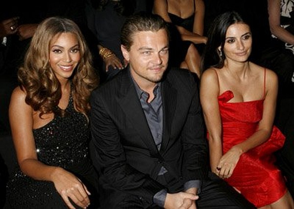 Leonardo DiCaprio, Penélope Cruz and Beyoncé Knowles