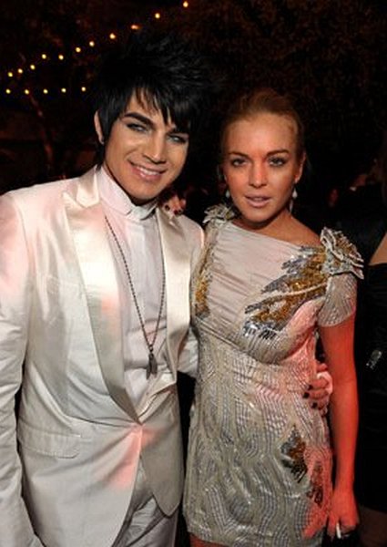 Lindsay Lohan and Adam Lambert