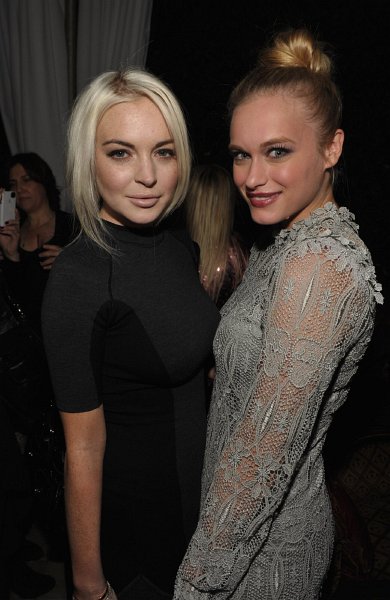Lindsay Lohan and Leven Rambin