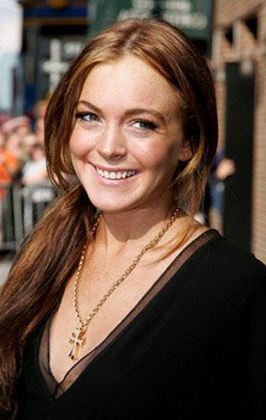 Lindsay Lohan at event of Late Show with David Letterman
