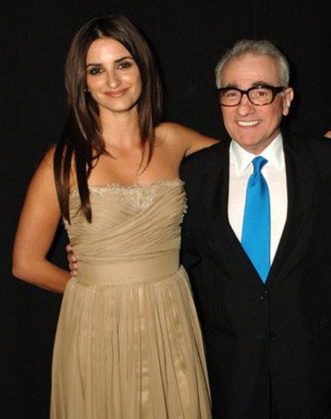 Martin Scorsese and Penélope Cruz