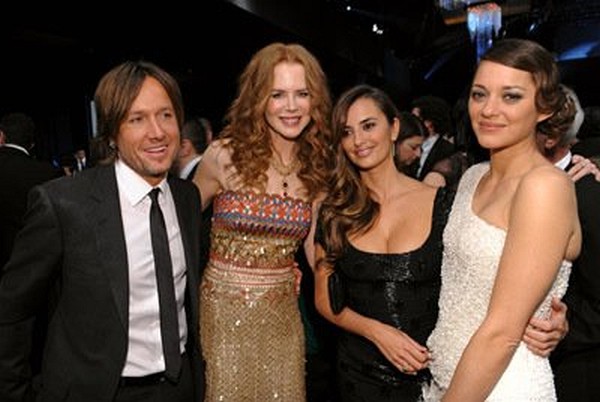 Nicole Kidman, Penélope Cruz, Marion Cotillard and Keith Urban