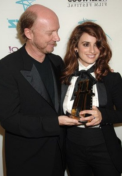 Penélope Cruz and Paul Haggis