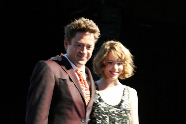 Robert Downey Jr. and Rachel McAdams at event of Sherlock Holmes