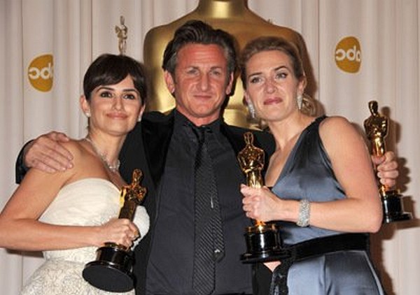 Sean Penn, Kate Winslet and Penélope Cruz