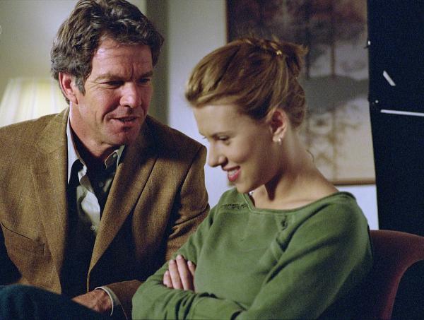 Still of Dennis Quaid and Scarlett Johansson in In Good Company