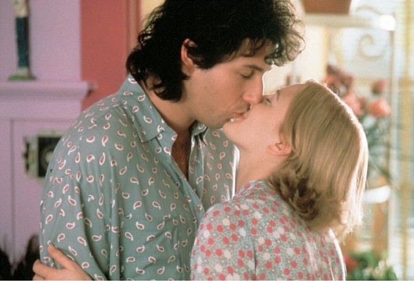 Still of Drew Barrymore and Adam Sandler in The Wedding Singer