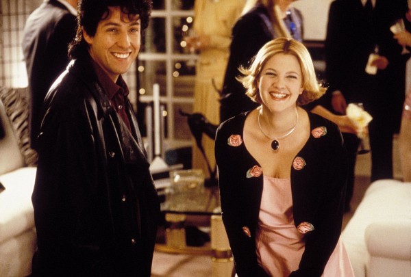 Still of Drew Barrymore and Adam Sandler in The Wedding Singer