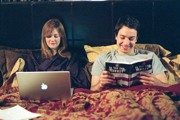 Still of Drew Barrymore and Jimmy Fallon in Fever Pitch