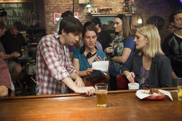 Still of Drew Barrymore, Nanette Burstein and Justin Long in Going the Distance