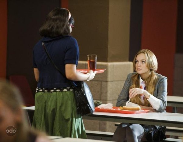 Still of Lindsay Lohan and America Ferrera in Ugly Betty