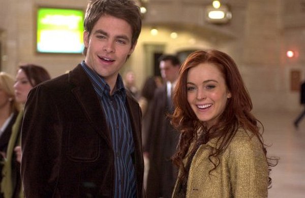 Still of Lindsay Lohan and Chris Pine in Just My Luck