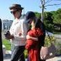 Actress Scarlett Johansson and Romain Dauriac are seen arriving at Venice Airport during The 70th Venice International Film Festival on September 3, 2013 in Venice, Italy.